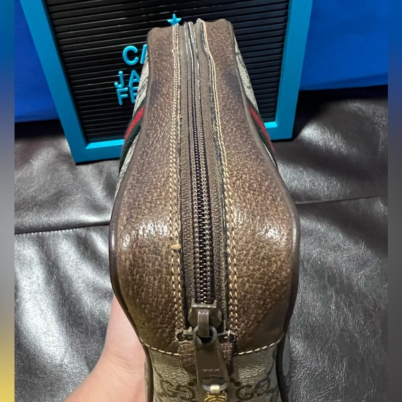 Authentic GG sherry line toiletry pouch - Picture 7 of 13